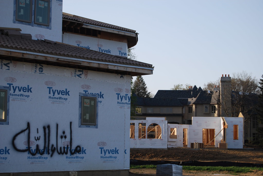 Arabic Graffiti on Naperville House