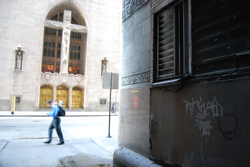 Graffiti Near St. Peter’s Church Chicago