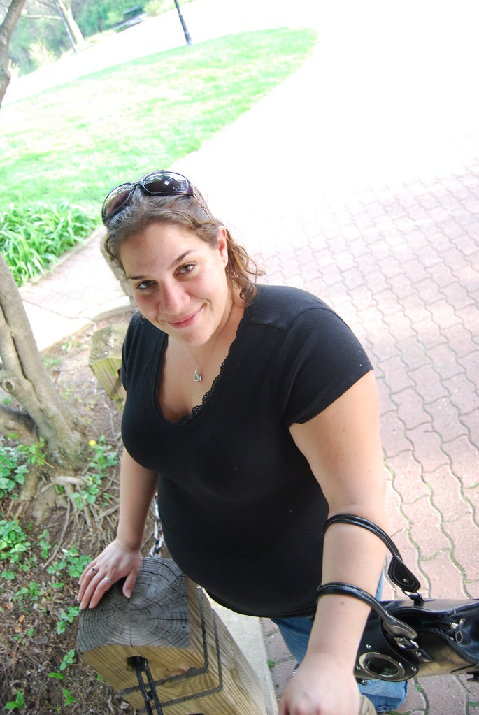 Kristin at the Naperville Riverwalk