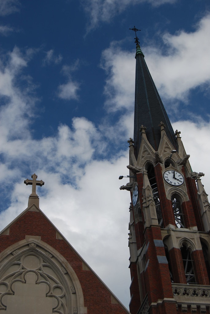 SS Peter and Paul Clock Tower Naperville
