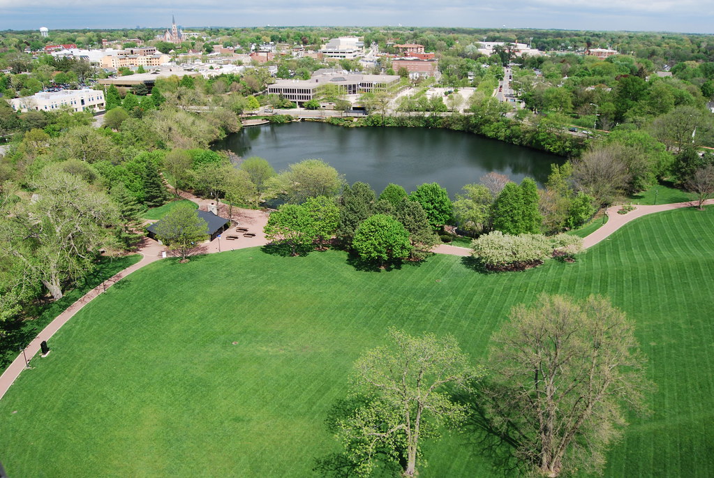 View from the top of Moser Tower in Naperville 5