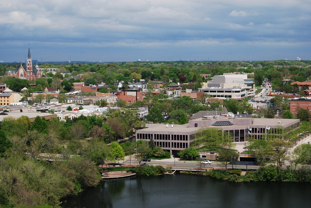 View from the top of Moser Tower in Naperville 4