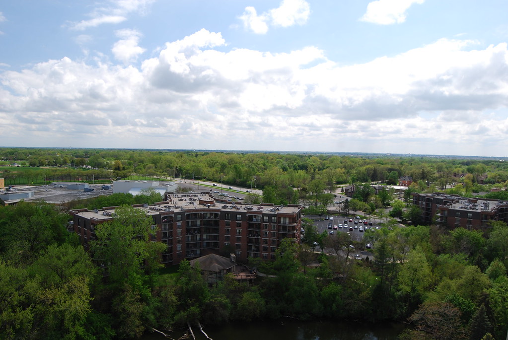 View from the top of Moser Tower in Naperville 1