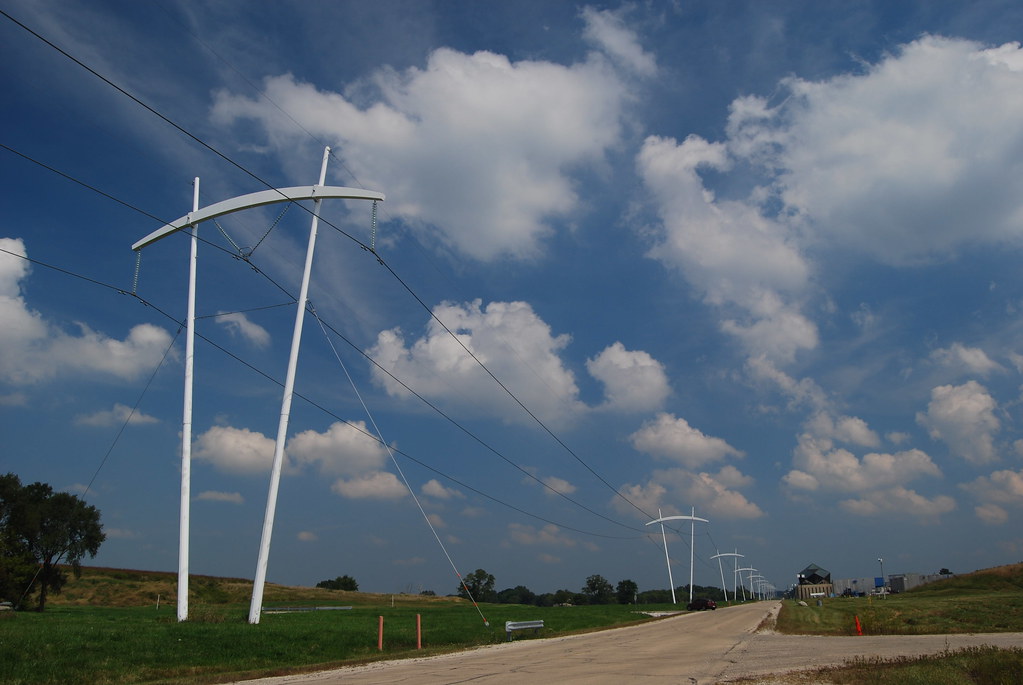 Fermilab Pi-Shaped Power Lines