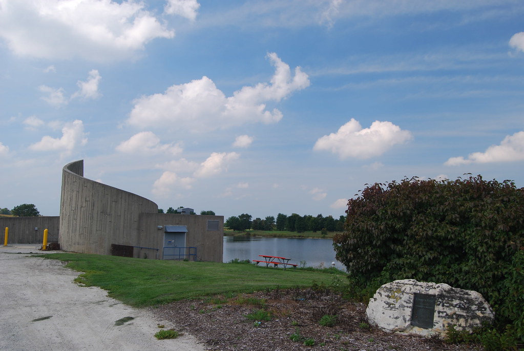 The Archimedes Spiral by Casey’s Pond at Fermilab