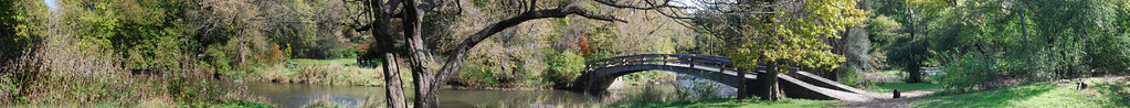 Panoramic Bridge in Autumn