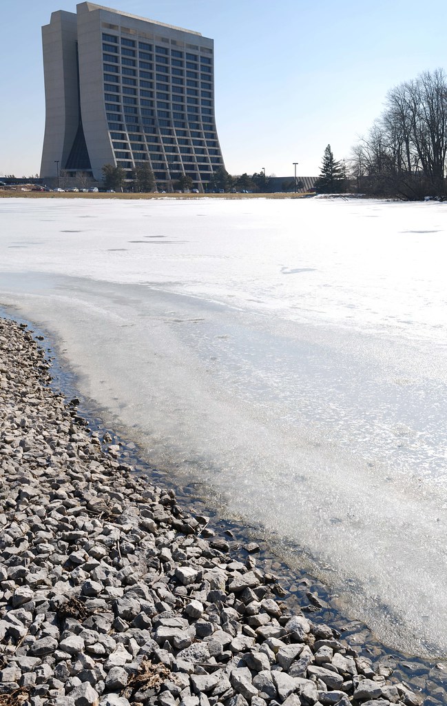 Fermilab’s Wilson Hall in Winter