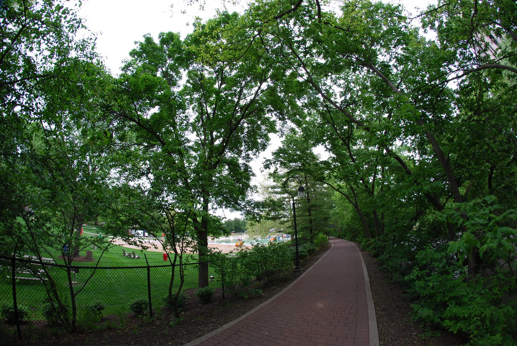 Naperville Riverwalk Fisheye 027