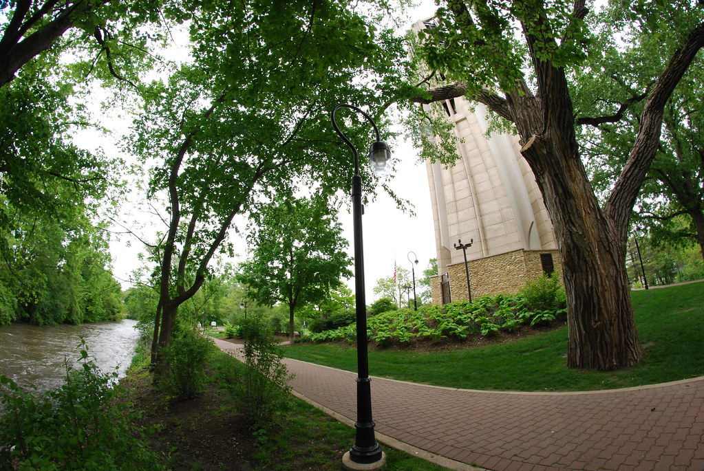 Naperville Riverwalk Fisheye 018