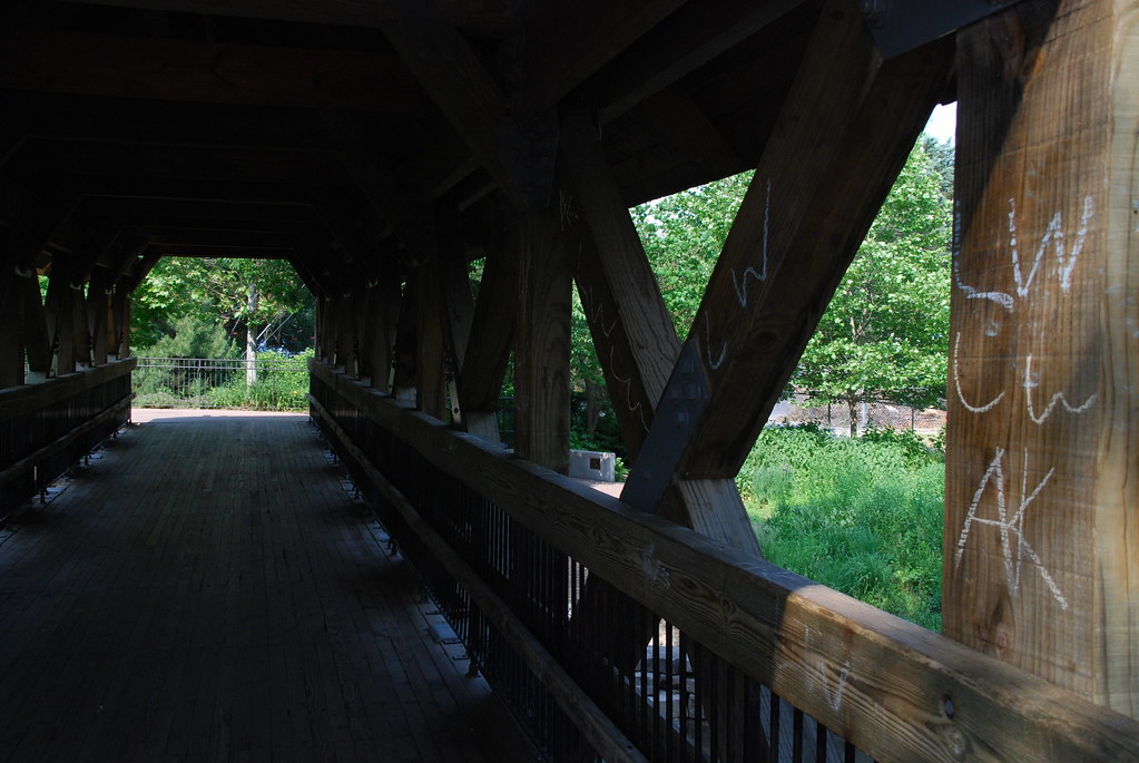 Naperville Riverwalk Bridge Graffitti LW AK