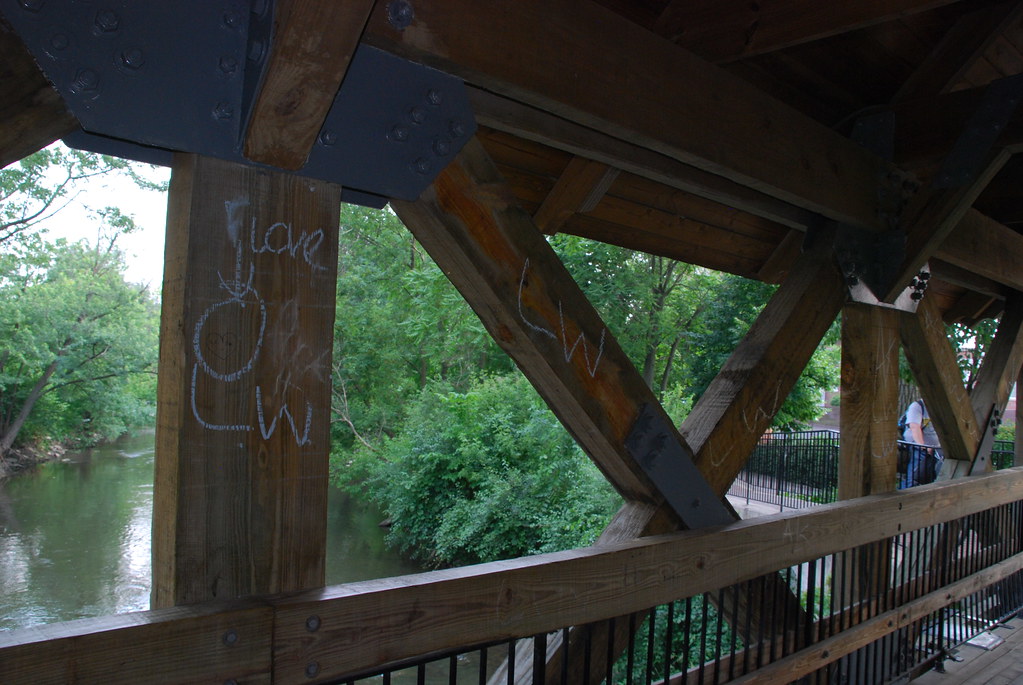 Naperville Riverwalk Bridge Graffitti