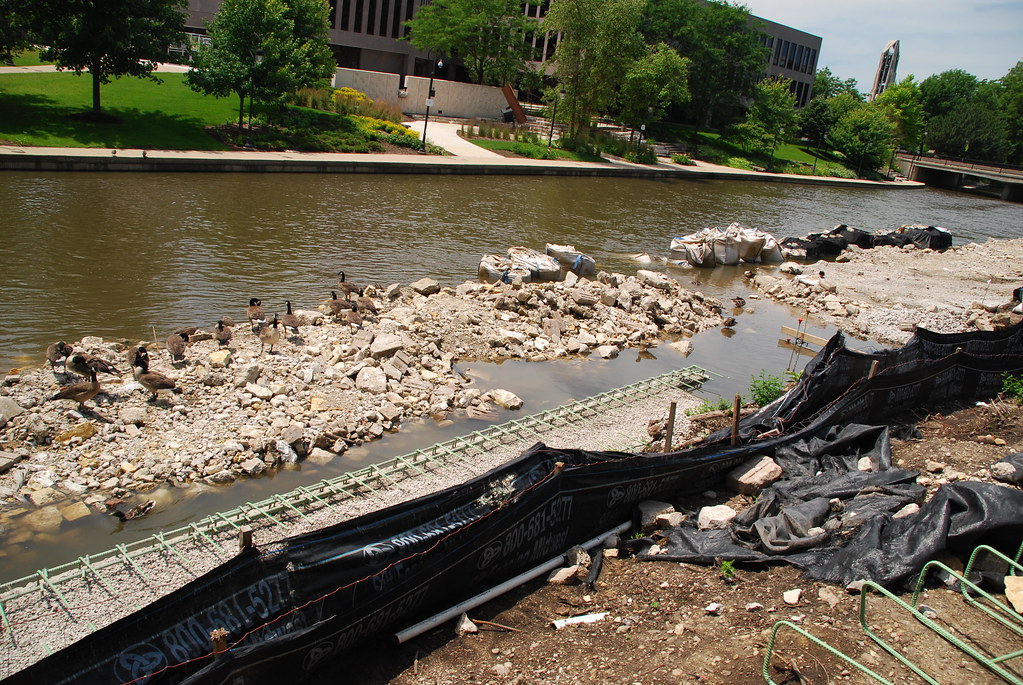 Naperville Riverwalk Construction 056
