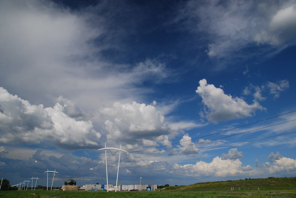 Fermilab Pi Shaped Power Lines
