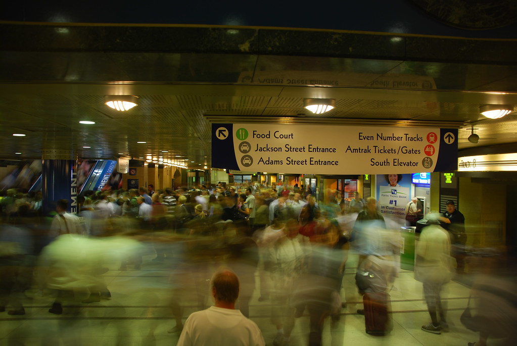 Motion at Chicago Union Station