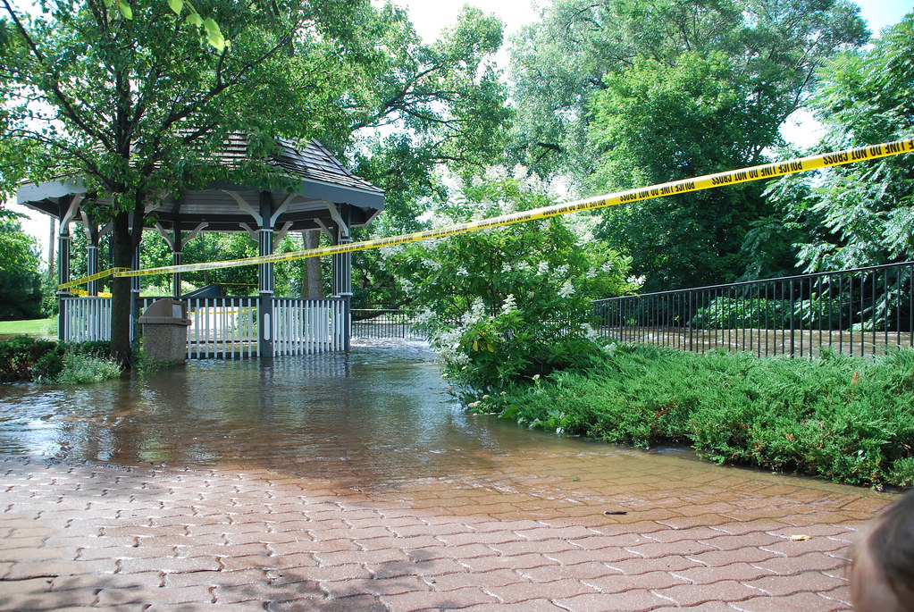 Naperville Riverwalk Flood 011