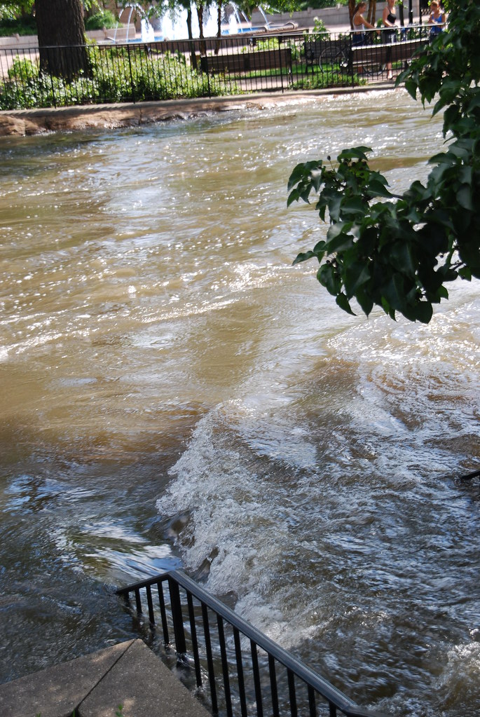 Naperville Riverwalk Flood 041