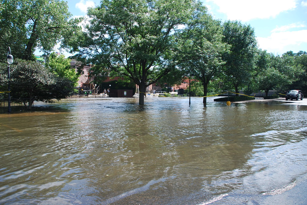 Naperville Riverwalk Flood 082