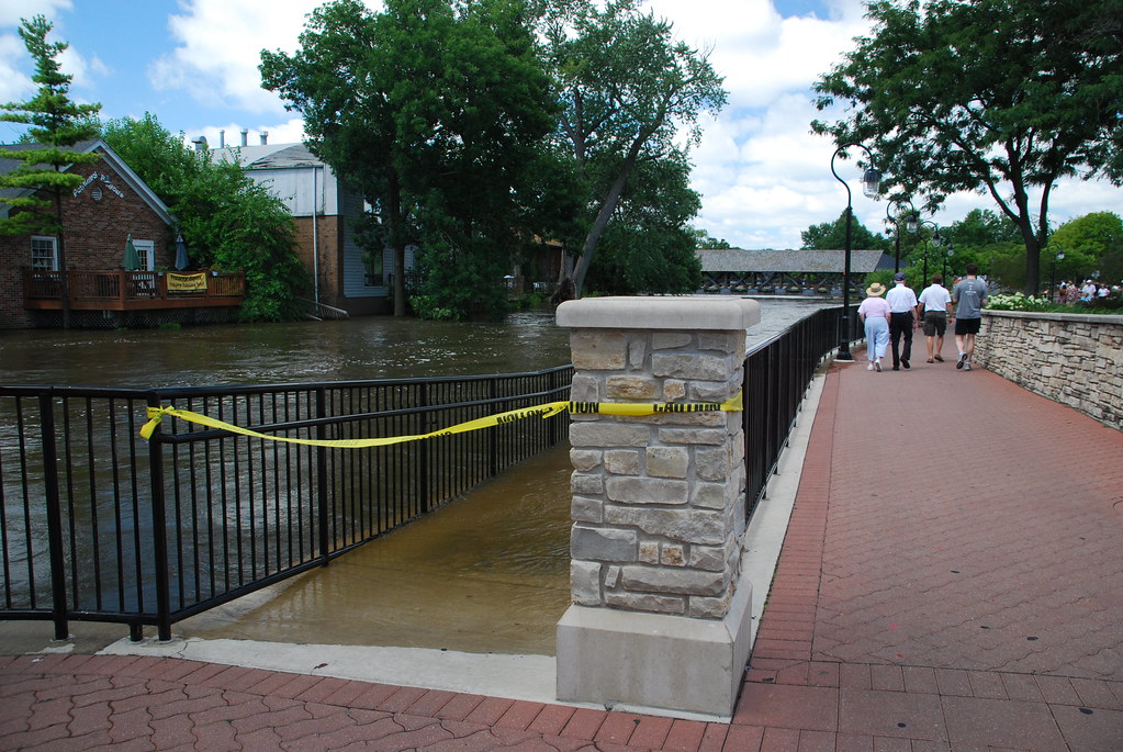 Naperville Riverwalk Flood 089