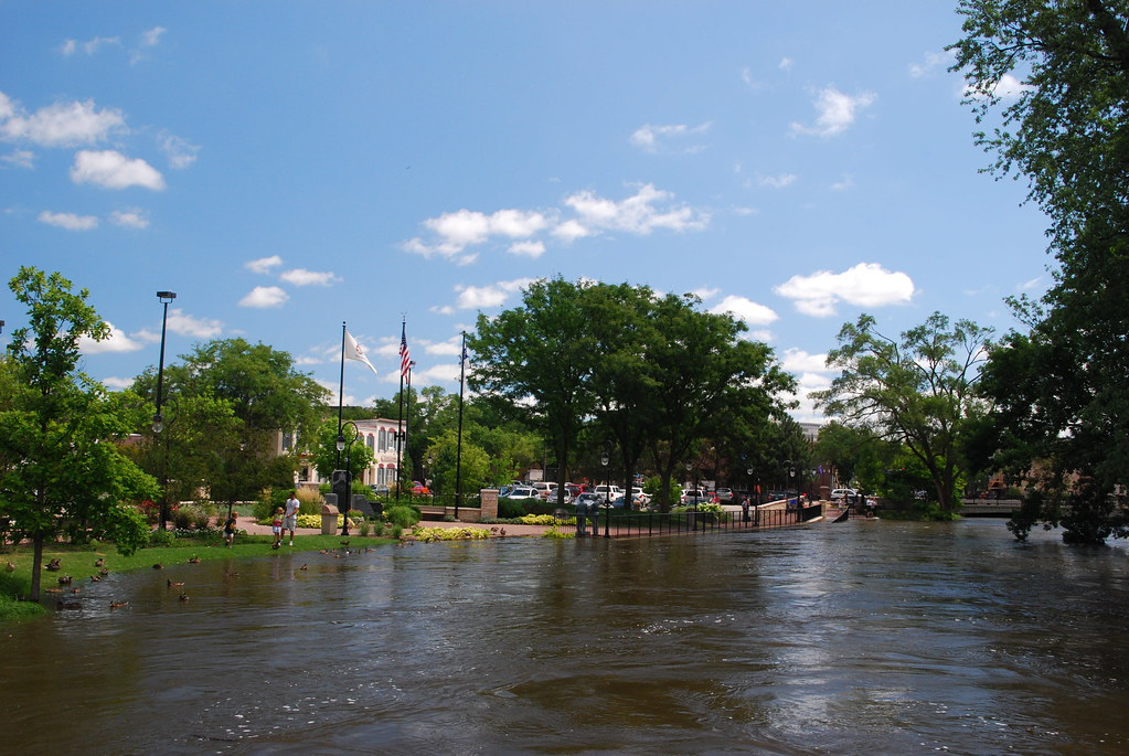 Naperville Riverwalk Flood 123