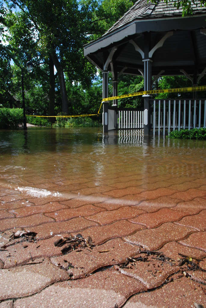 Naperville Riverwalk Flood 004