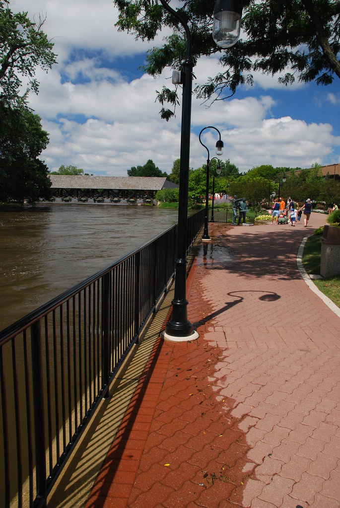 Naperville Riverwalk Flood 091