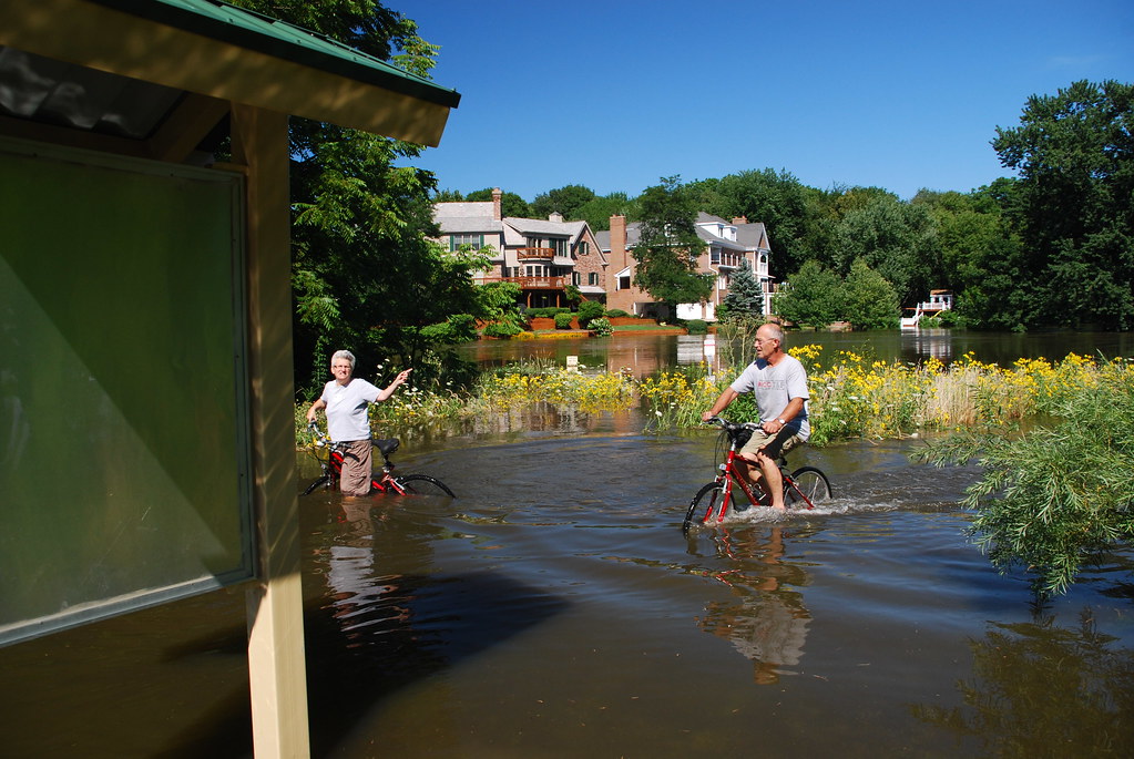 Naperville Riverwalk Flood 006