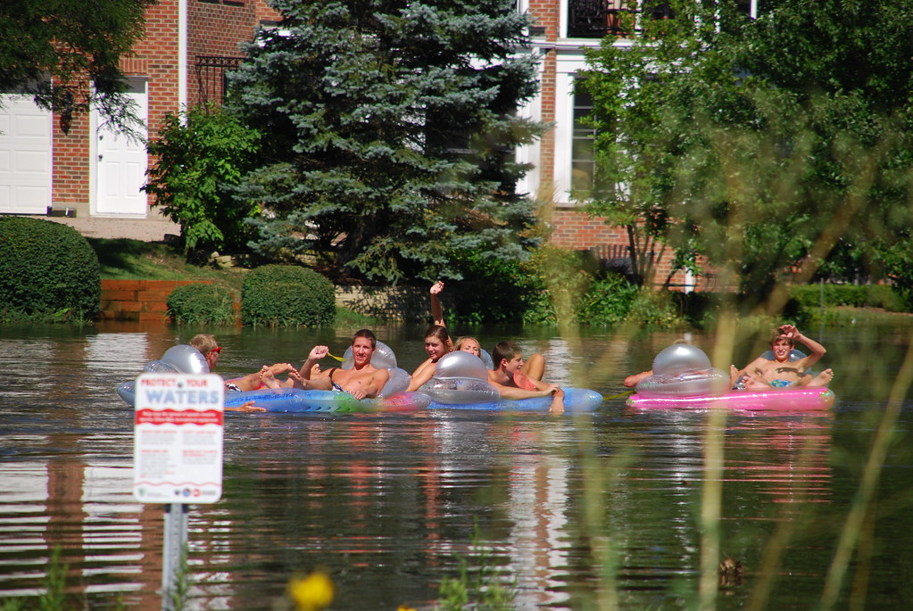 Naperville Riverwalk Flood 010