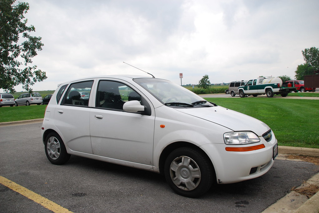 Chevy Aveo at Naperville Springbrook Prairie Model Aircraft Field