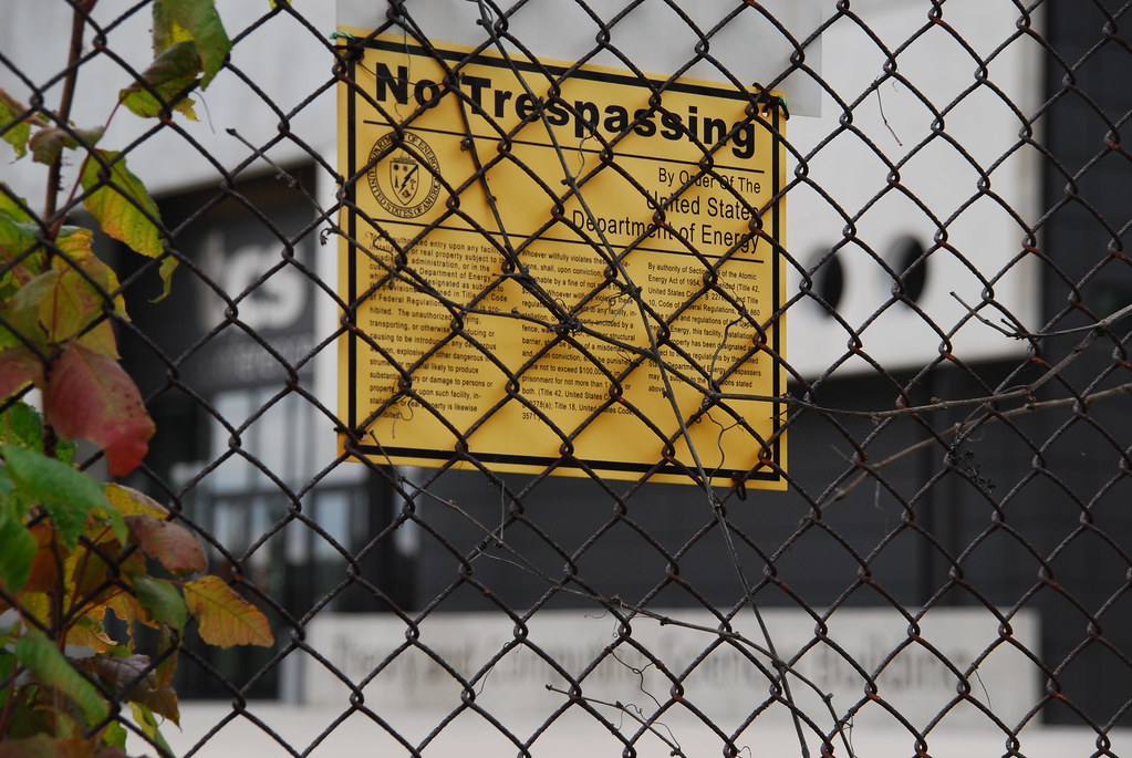 No Trespassing By Order Of The United States Department of Energy