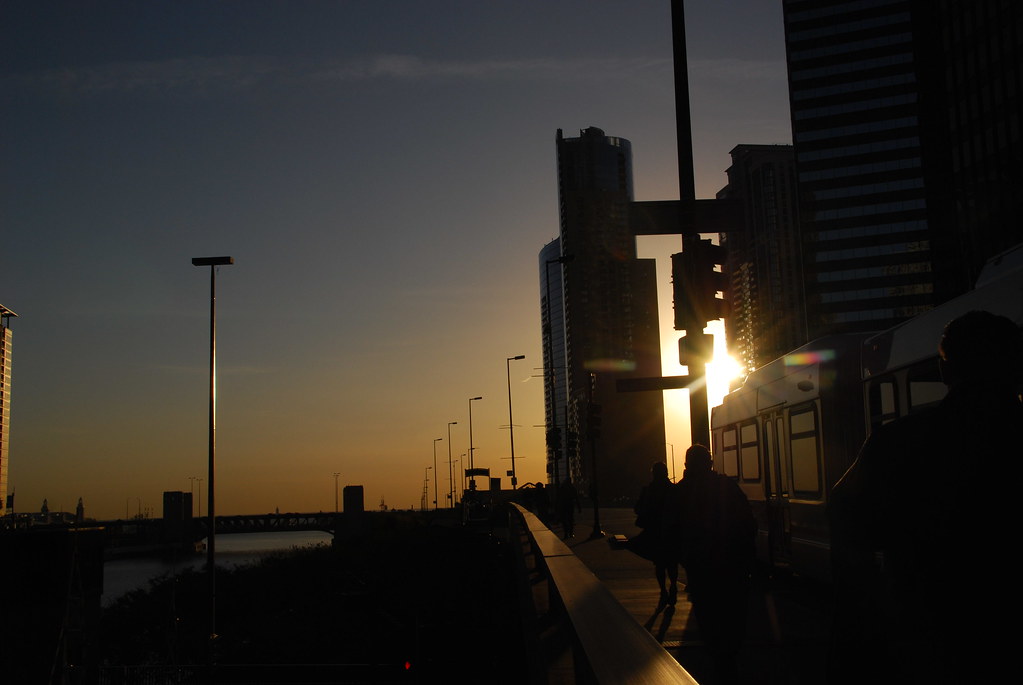 Chicago Commute Sunrise