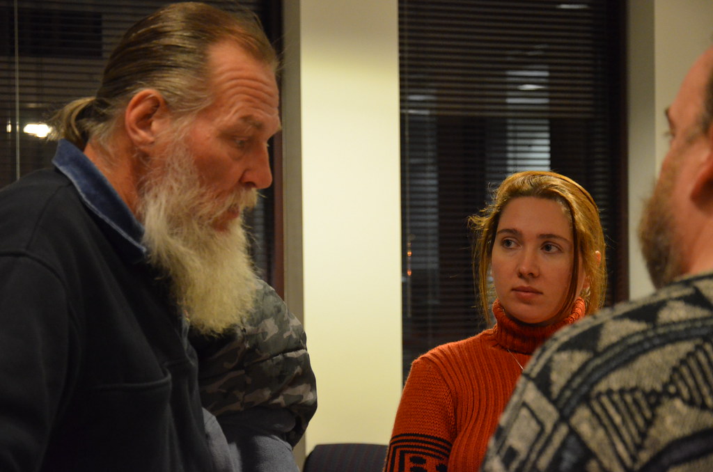 Scott Huber and Svetlana Ostrovskaya at Naperville Municipal Center