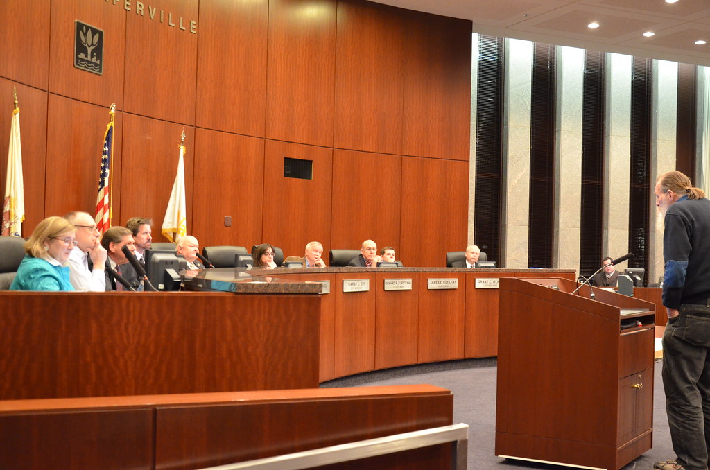 Scott Huber Speaking at Council Meeting