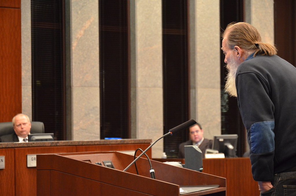 Scott Huber Speaking at Naperville City Hall Council Meeting