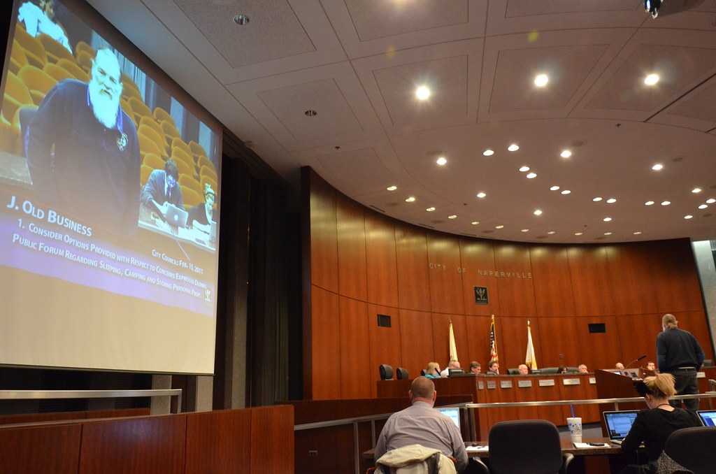 Scott M Huber at Naperville City Hall