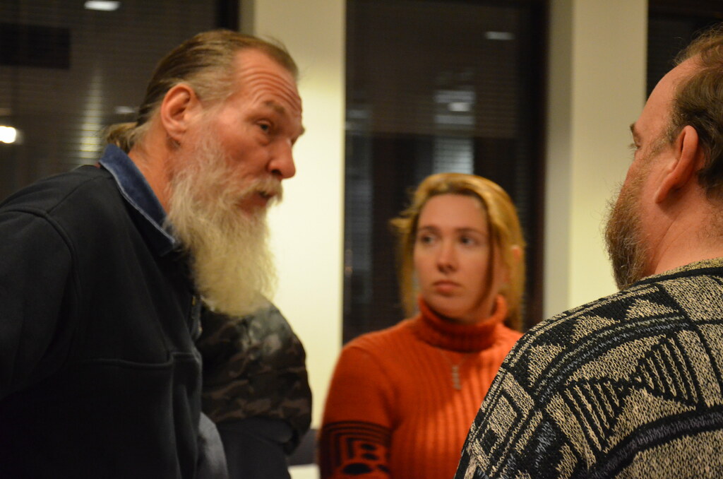Scott Huber at Naperville City Hall
