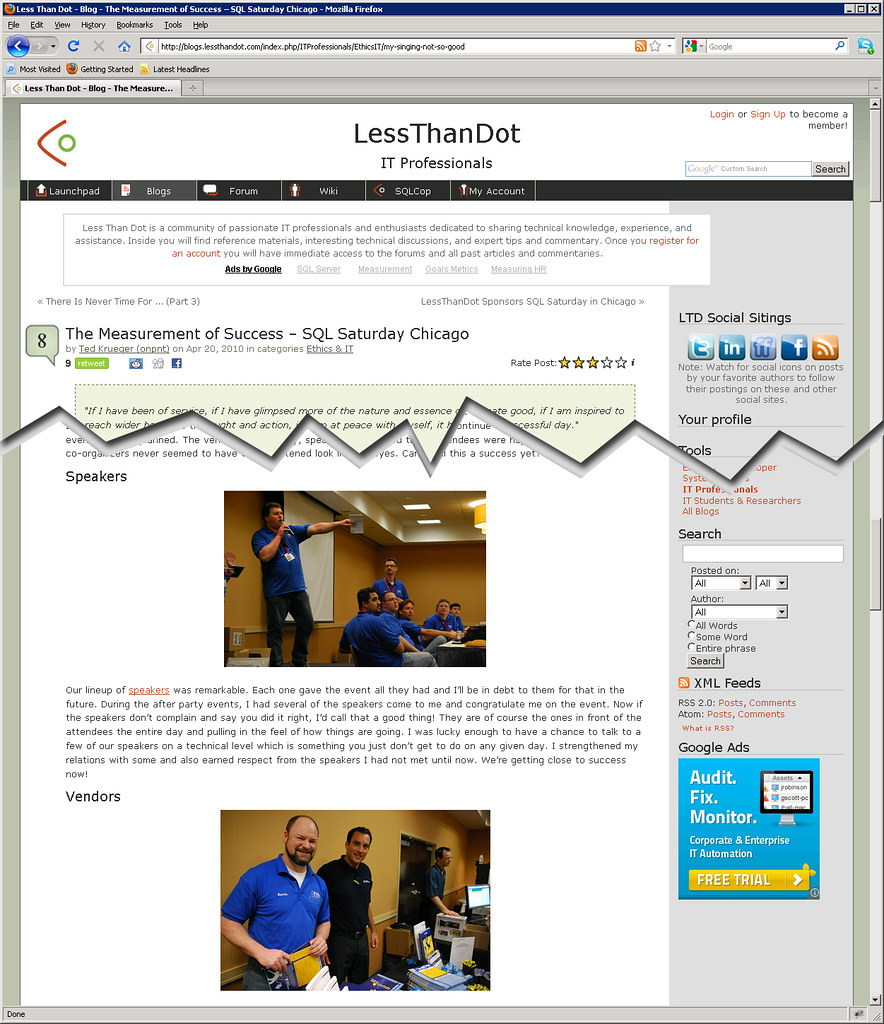 Images Used by Ted Krueger at LessThanDot IT Professionals