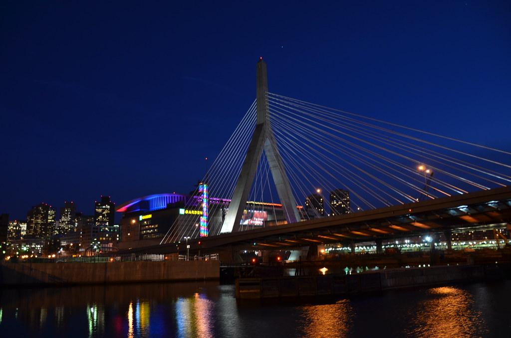 Zakim Bridge Sunset