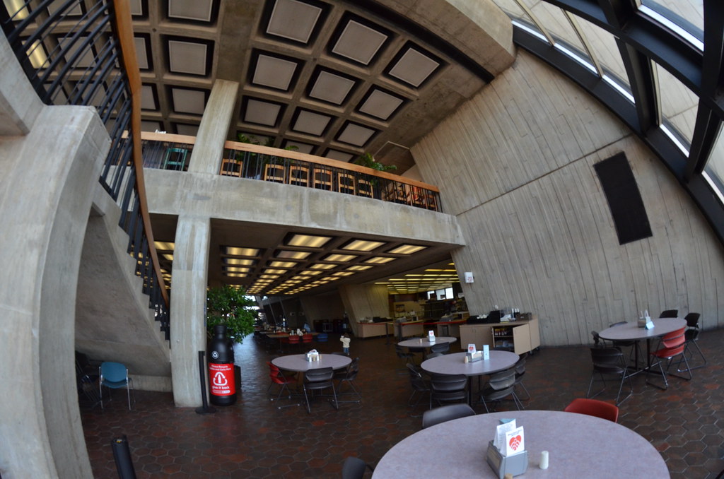 Fisheye of Wilson Hall Cafeteria