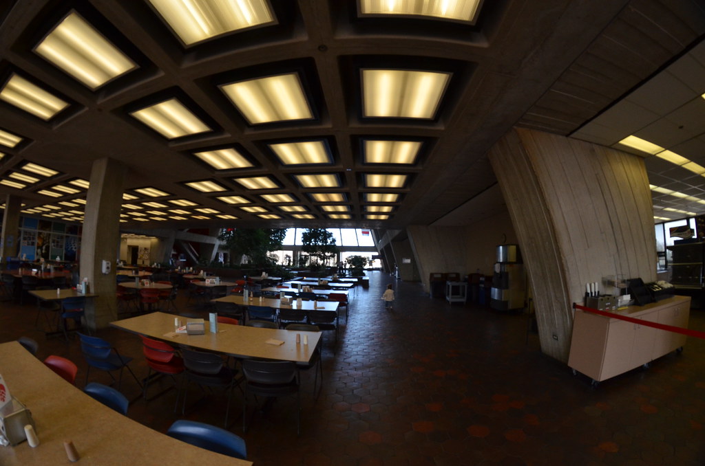 Fisheye of Robert Rathbun Wilson Hall Cafeteria