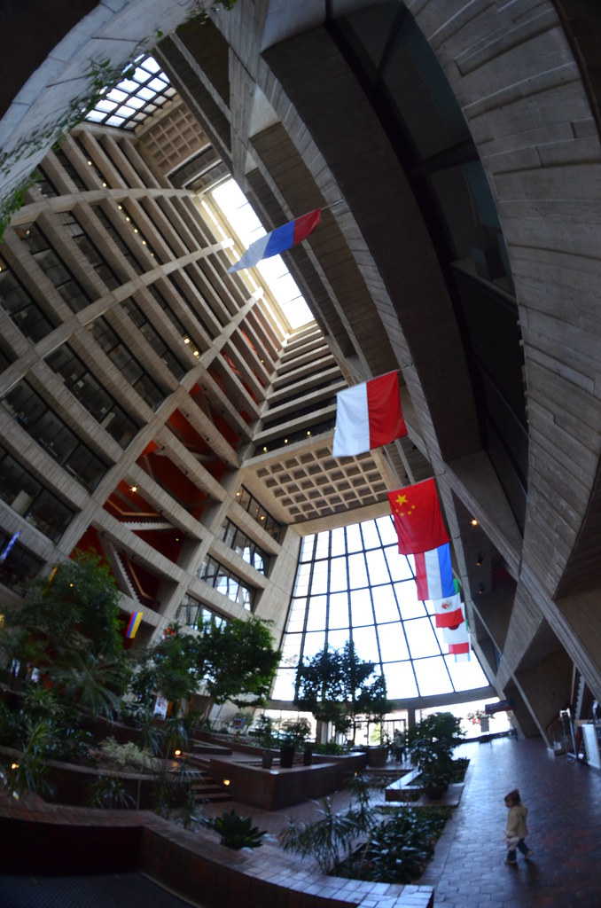Fisheye of Wilson Hall at Fermi National Accelerator Laboratory