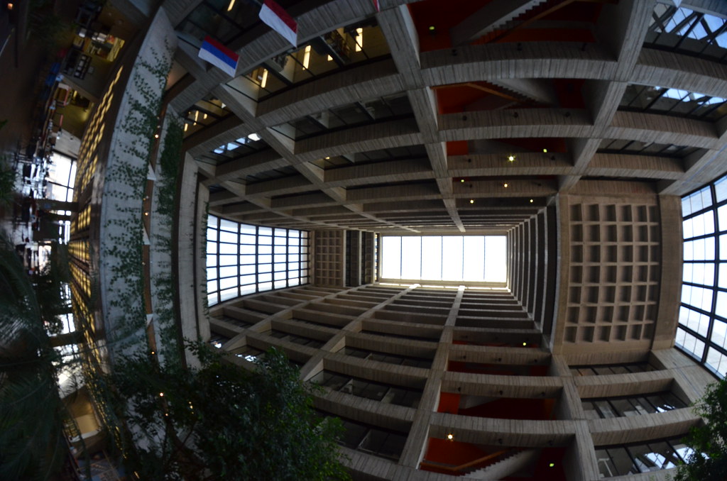 Fisheye of Wilson Hall at Fermilab