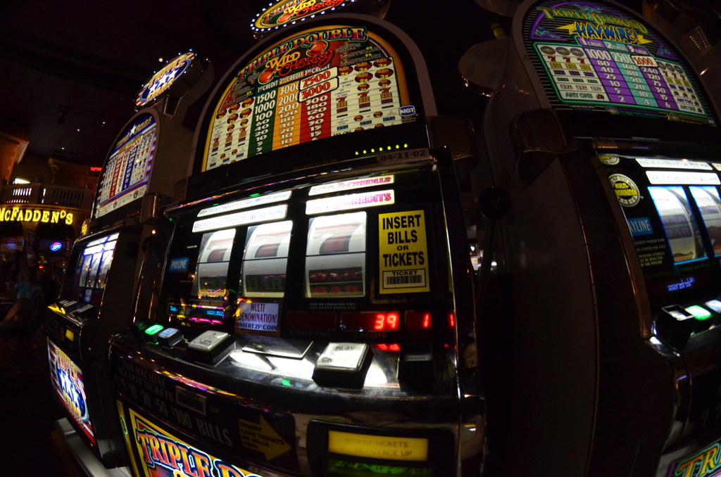 Triple Double Wild Cherry Slot Machine
