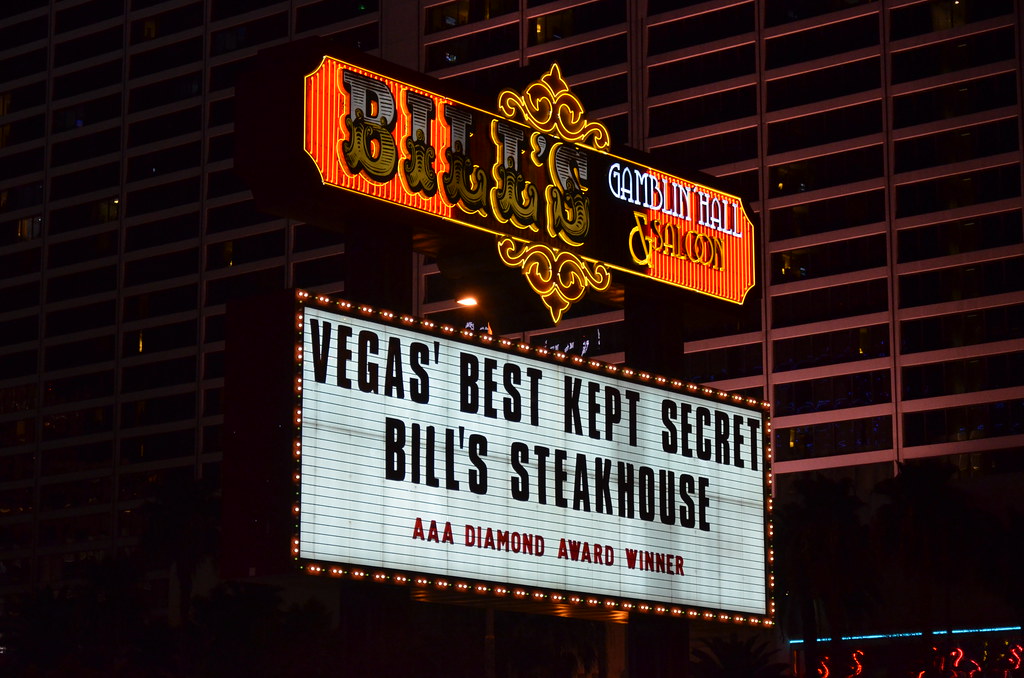 Bill’s Gamblin’ Hall & Saloon Sign