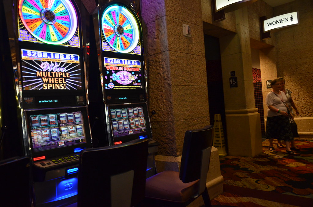 Slot Machines Near Bathroom