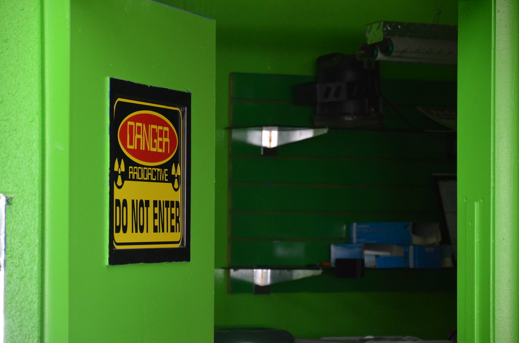 Danger Radioactive Sign