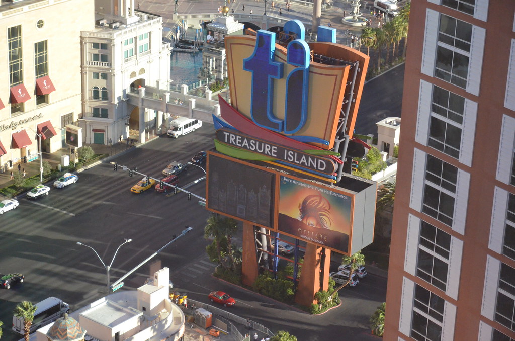 Treasure Island Las Vegas Hotel East View