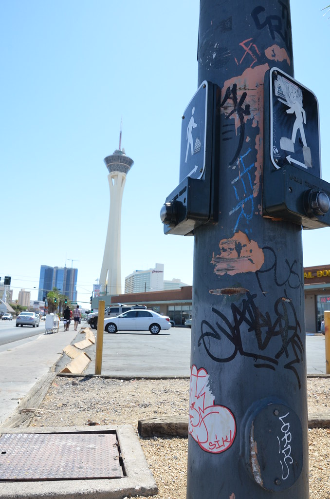 Graffiti near Stratosphere Las Vegas