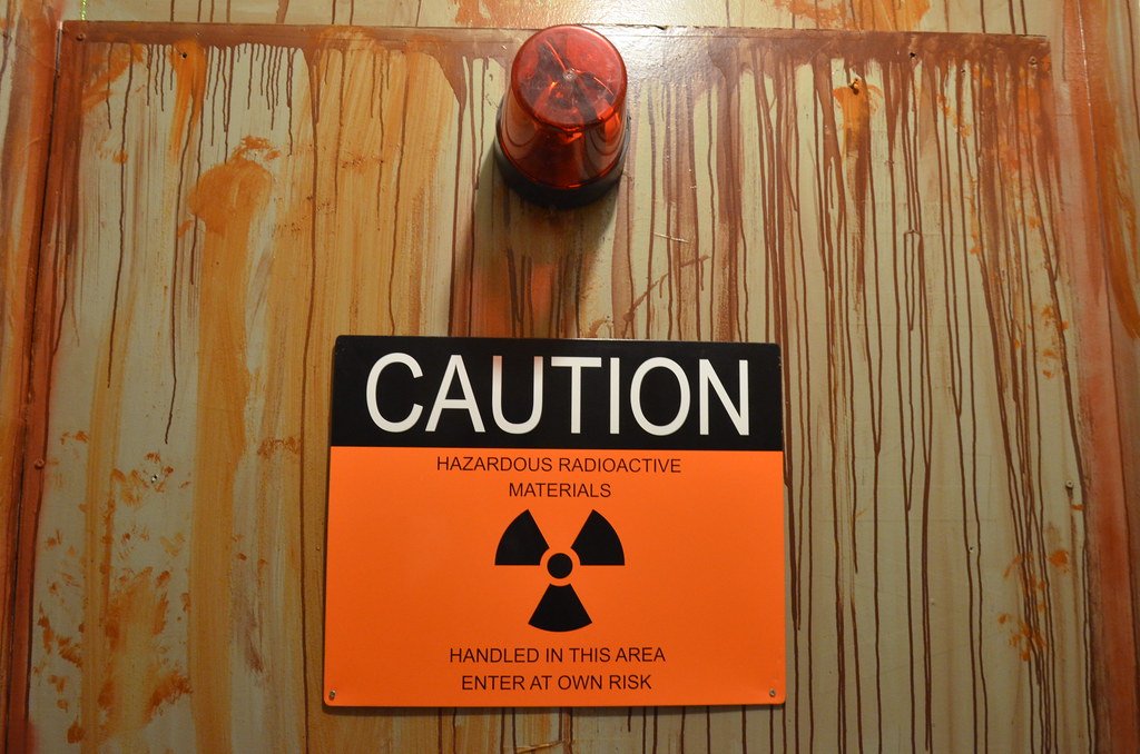 Hazardous Radioactive Materials Sign