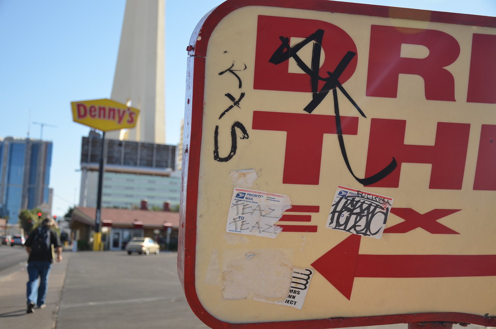 Graffiti near Denny’s