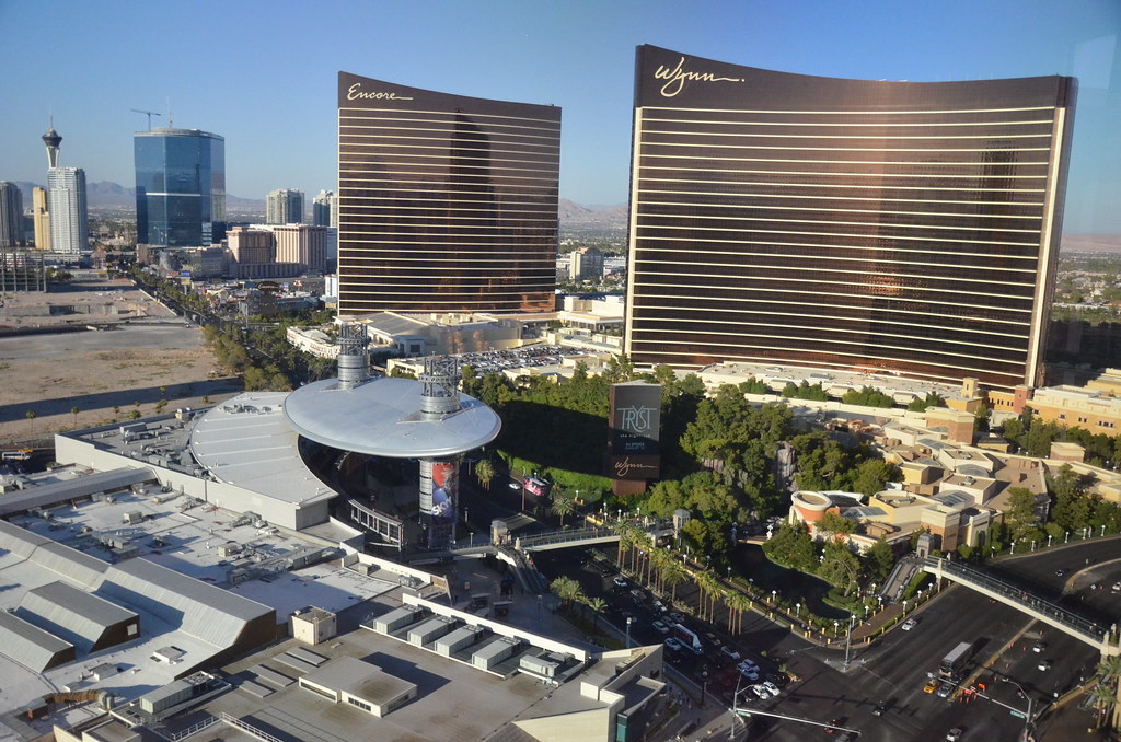 Treasure Island view from room 35074 on the 35th Floor